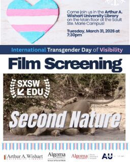 🎬✨ Movie Night for International Trans Day of Visibility ✨🎬

Join us in celebrating and honoring Trans Day of Visibility with a special movie screening!

📅 Tuesday, March 31
🕢 7:30 PM
📍 Arthur A. Wishart Library

We’ll be screening Second Nature — come watch, connect, and celebrate together. All students, staff, and faculty are welcome!

Bring a friend and join us! 💙💗🤍